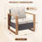 Allcot Outdoor Patio Brown Wicker Chair With Cushions (2-Pack)-388532362