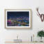 Brisbane City Skyline Australia Painting - Single Picture Frame Print on MDF-56632998-56633003
