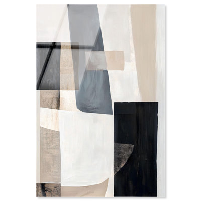 Impression sur toile Smooth and Rough II Modern Decor par Art Remedy