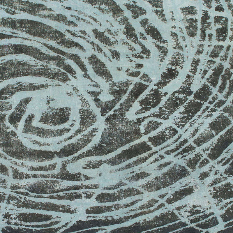 Abstract Indoor Rug, Square 8'