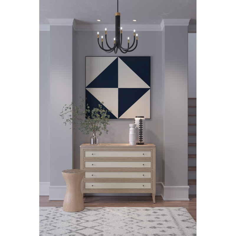 Water 4 - Drawer Solid Wood Dresser