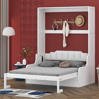 Araban Queen Size Murphy Bed Wall Bed with Cushion