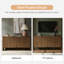 Martha 63"Wide Modern 4 Door Fluted Sideboard with Cable Management-664394837