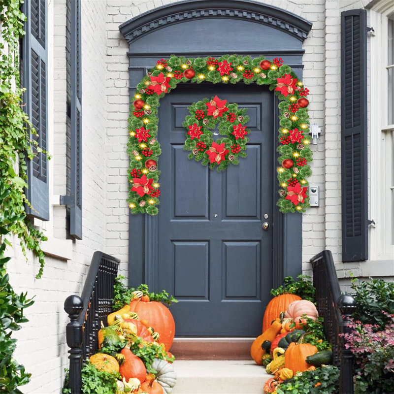 30cm Lighted Garland with Lights