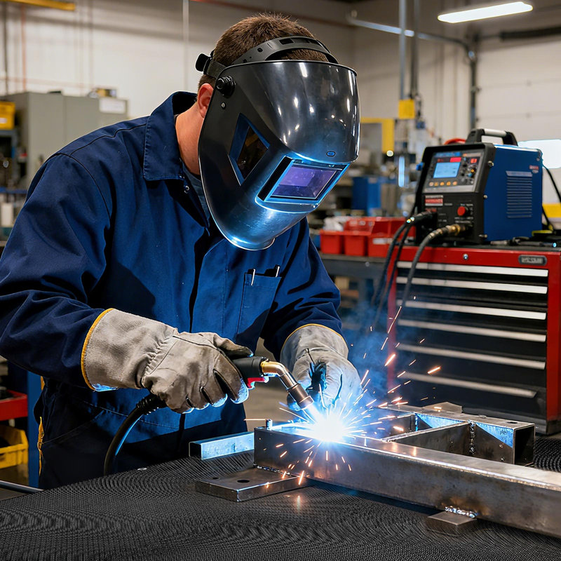 Welding Blanket, 6 x 8 FT Silicone Coated Fiberglass Welding Blanket, Up to 1800°F Heat Resistant Safety Protection Blankets, Flame Retardant Fireproof Insulation Mat with Metal Grommets