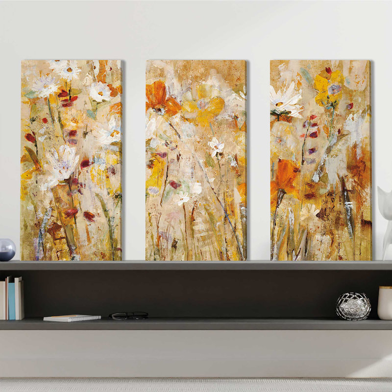 "Jostle", ensemble de 3 impressions sur toile