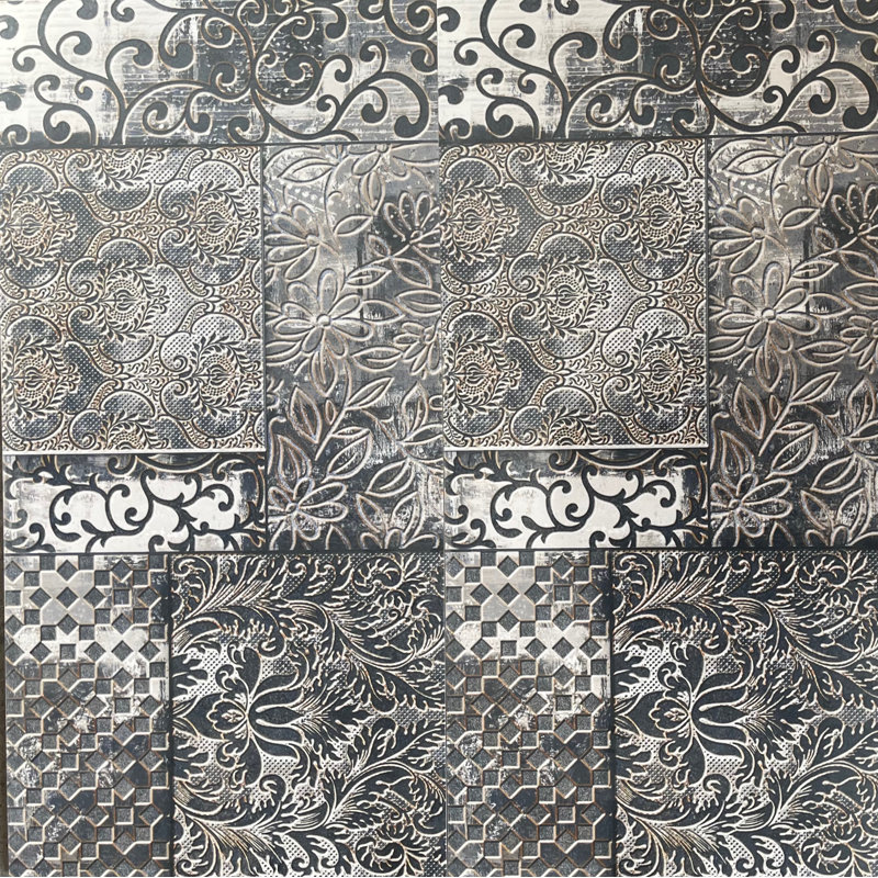 Lagos 12" x 24" Ceramic Metal Wall & Floor Tile