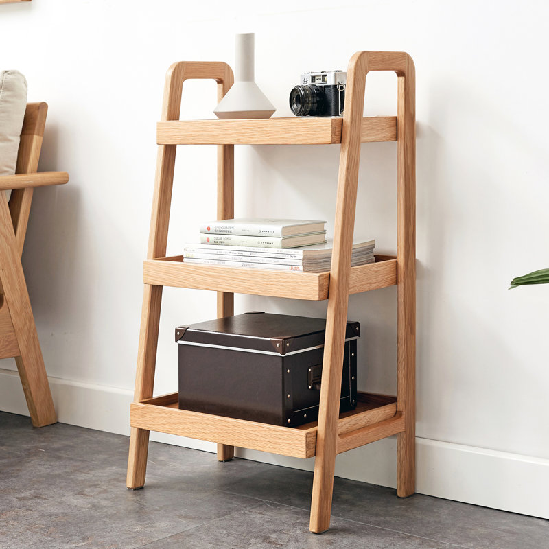 Banc de rangement Beech Bibliothèque en chêne massif. Conception classique, stabilité accrue. Polyvalent, portatif. Facile à assembler. Jaune. 17,37 po de profondeur, 12,67 po de largeur, 31,14 po de hauteur, 14,55 lb