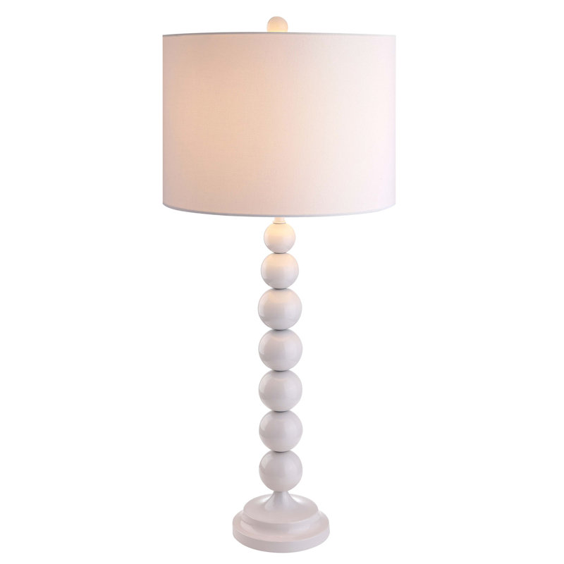 Rimini Metal Table Lamp, Light Gray