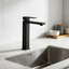Robinet de lavabo vasque à col de cygne, mitigeur monocommande, en acier inoxydable SUS304 sans plomb, avec cartouche céramique anti-fuite, installation facile à faire soi-même-136060896