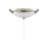 12'' 1 - Light Polished Nickel Bowl Ceiling Fan Light Kit