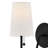 Groover Scalloped Linen Shade Wall Sconce-13492095