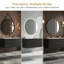 Base de meuble-lavabo mural moderne 48 po, texture grille, tiroirs à double couche avec découpe en U, glissières à fermeture en douceur DTC (lavabo non inclus)