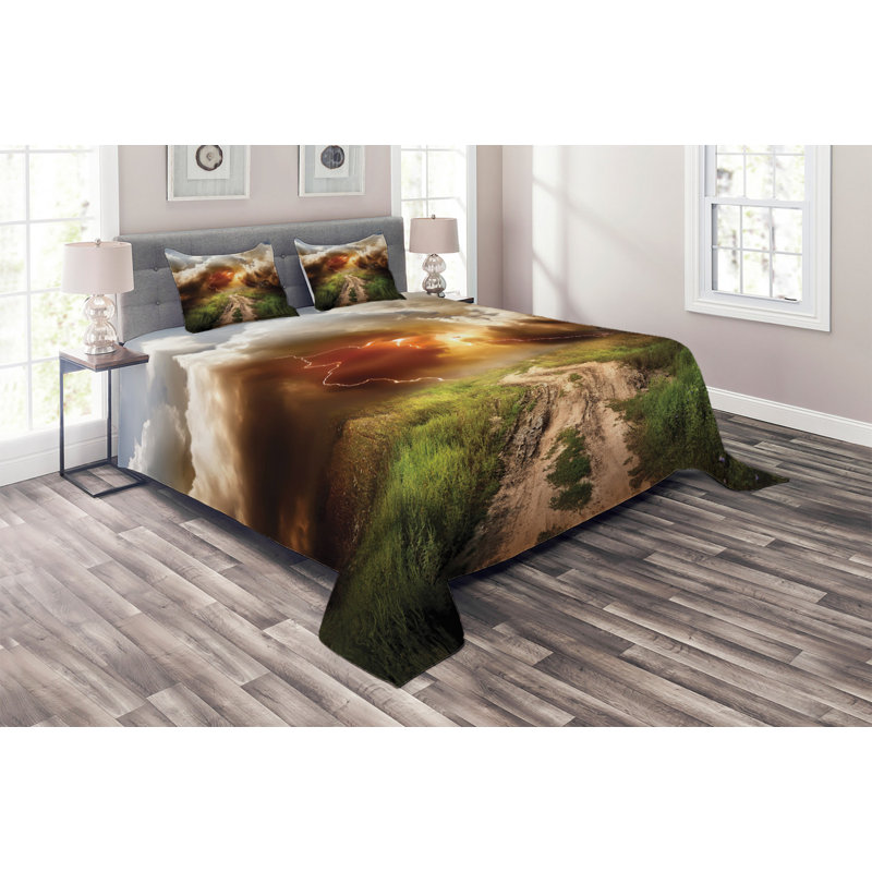 Farmhouse / Country Polyester Coverlet