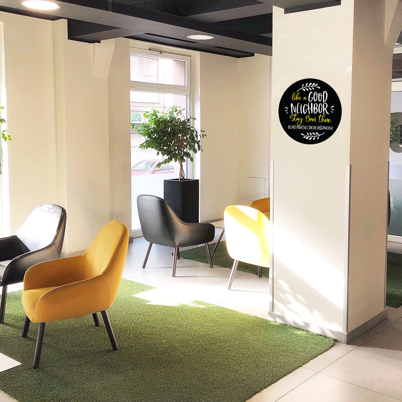 Adhésif décoratif «Like a Good Neighbour, Stay over There»