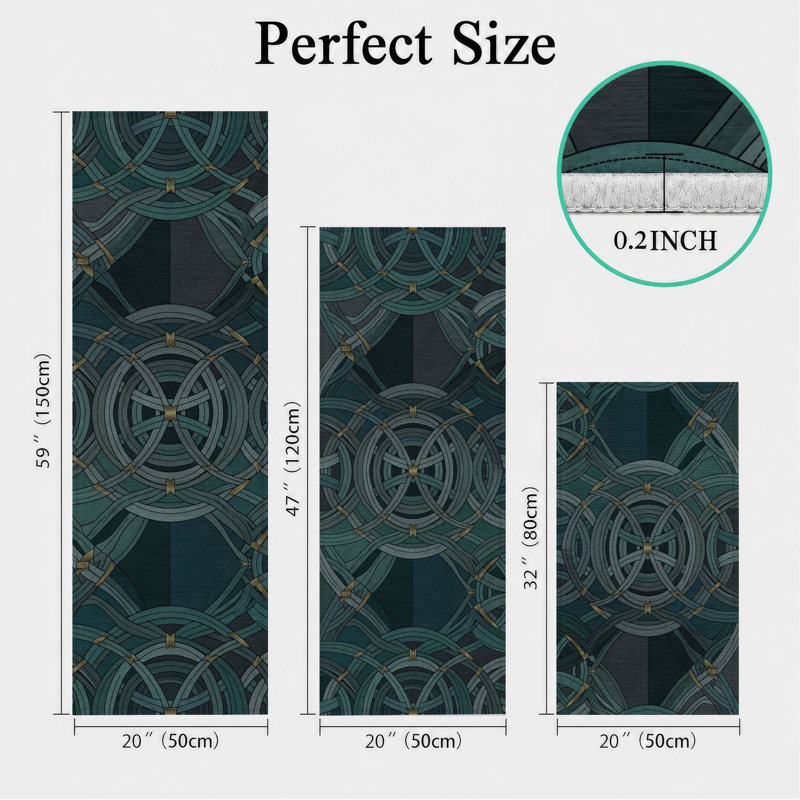 Tapis de cuisine lavables antidérapants Celtic Knot