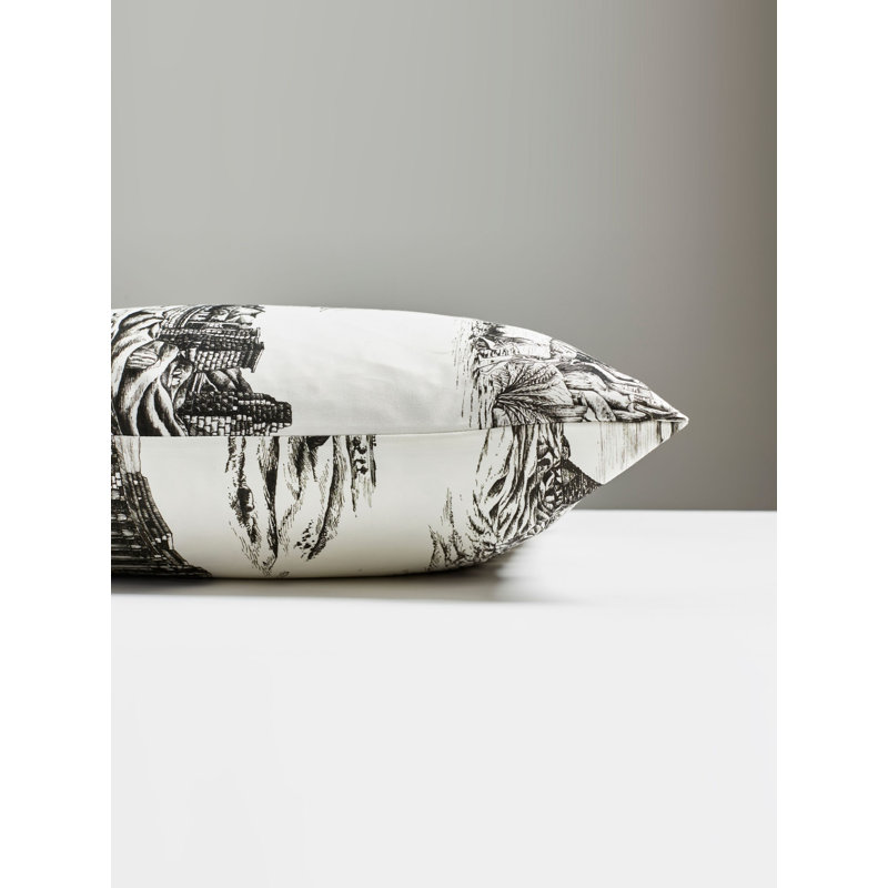 Sahara Square Pillow Cover & Insert, Ink