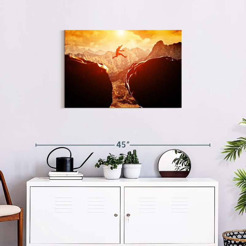 Sireci Extreme Cliff Jumping, 20" H x 30" W