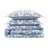 Serta Simply Clean Ellen Botanical Leaf Antimicrobial Complete Bedding Set With Sheets-70051269-70051270