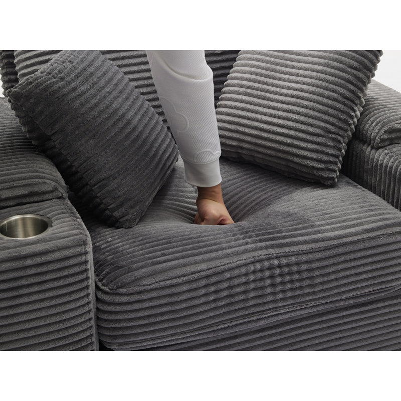 Flâneuse rembourrée, Gris