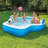 Polyvinyl Chloride (PVC) Rectangle Inflatable Pool 26'' H x 110'' W x 120'' L