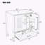 Meuble-lavabo de rangement avec lavabo en céramique-947373795