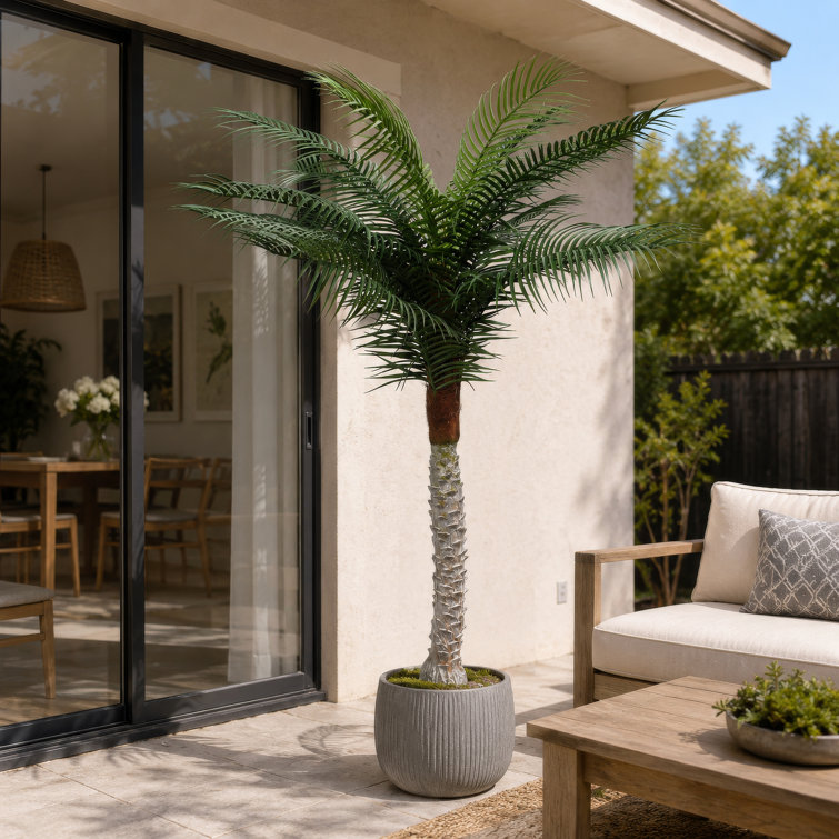 82'' Faux Palm Tree in Pot