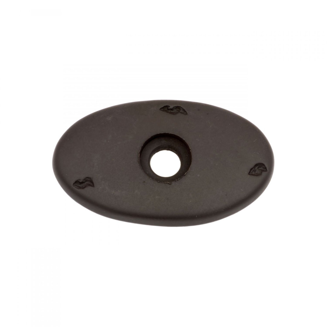 Distressed Oval Knob Backplate BP Series Rk International 
