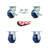 4 Piece Polyurethane Caster Set