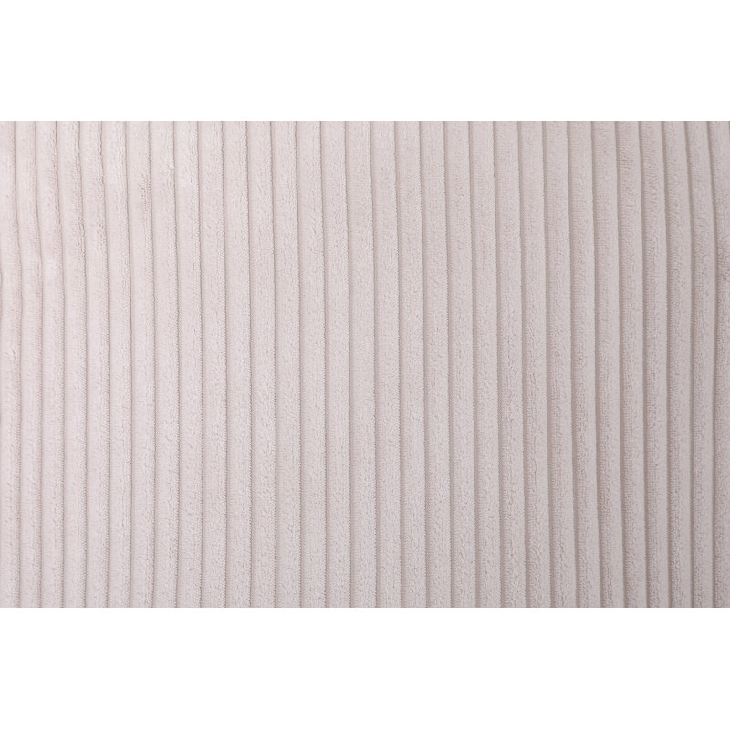 Canapé modulaire Hutsonville, Velours côtelé beige