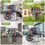 Support à vélos réglable autoportant en acier Mellonie-202440034