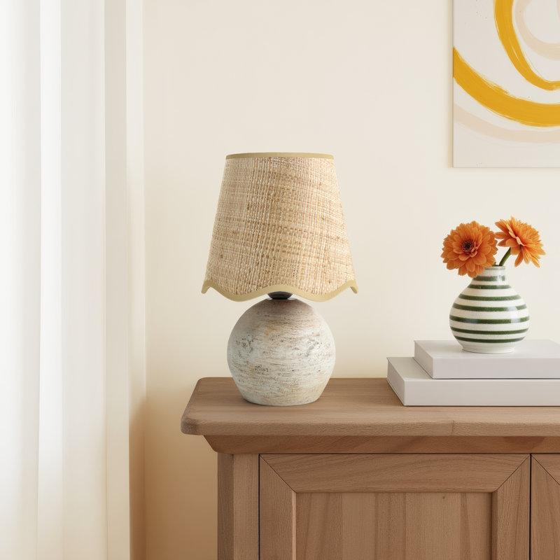 Margaret Accent Table Lamp, Beige