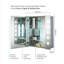 Seguin 650mm W 600mm H Surface Frameless Medicine Cabinet Mirror 2 Adjustable