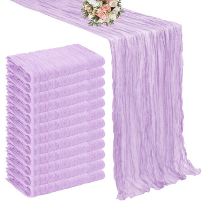 Chemin de table en coton Cheesecloth