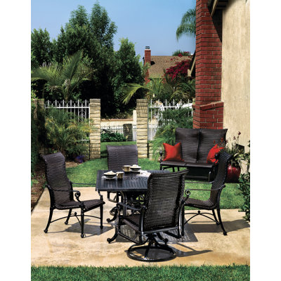 Grand Terrace Woven High Back Dining Chair