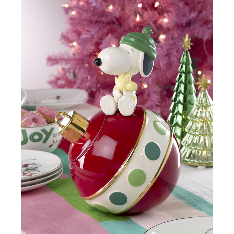 Pot à biscuits Lenox Snoopy Christmas