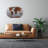 Large Modern Wall Art World Map