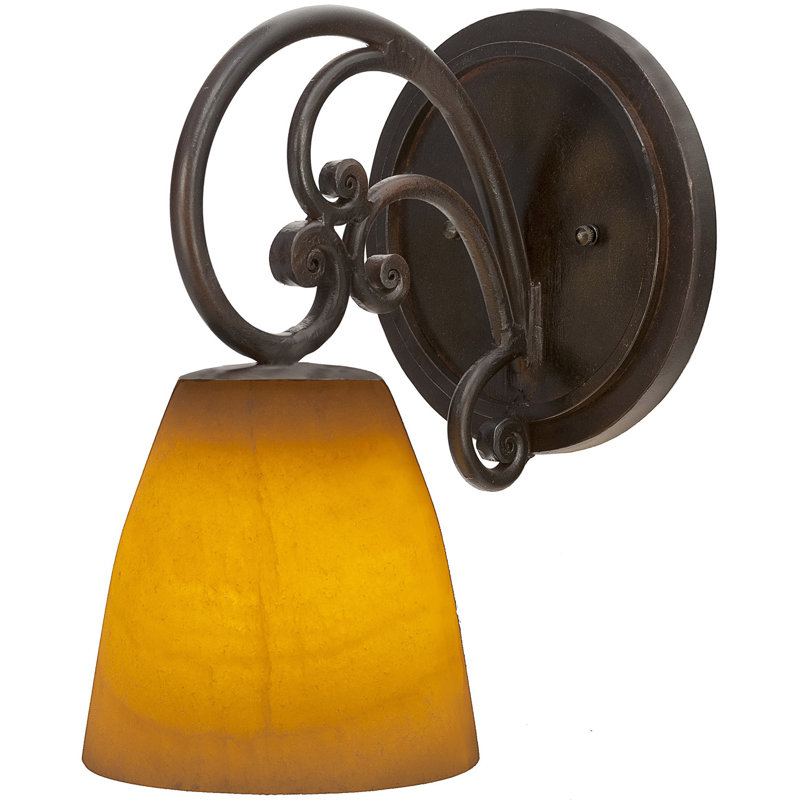 Trustin 1 - Light Bath Sconce, Rust Copper