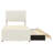Twin Upholstered Platform Bed With Trundle And 3 Drawers, Beige Linen Style Versatile Usage