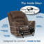 Fauteuil inclinable Klein berçant avec chaleur et massage-1894586462