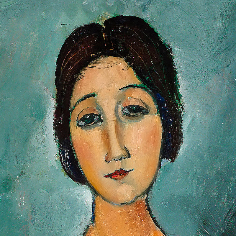 Christina, 1916 Framed Print on Canvas, 26.5" H x 23.5" W