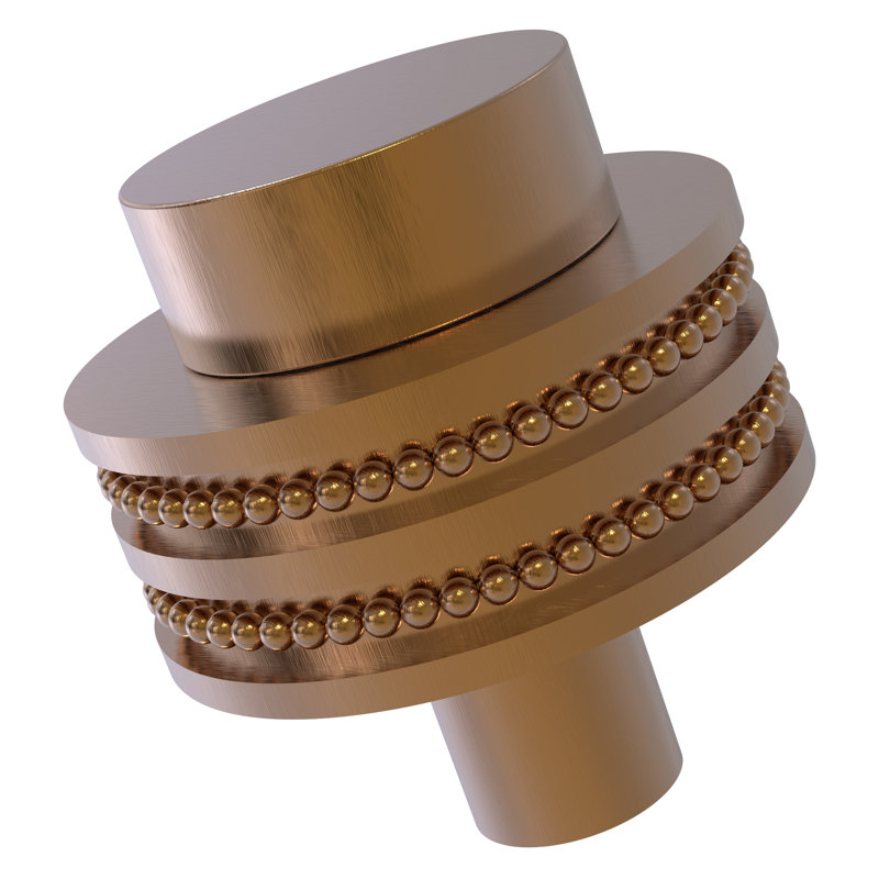 Poignée cylindrique de diamètre 1 1/2 po, Bronze brossé