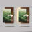 Brown + Green Rectangle Sandstone Wall art-118591944