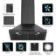 VIKIO 36" Wall mount Range Hood with 2 GU10 LED lights, 3-Speed, 500 CFM, Ultra-Quiet, Dishwasher-Safe Filters, Black, ETL Listed-115583885