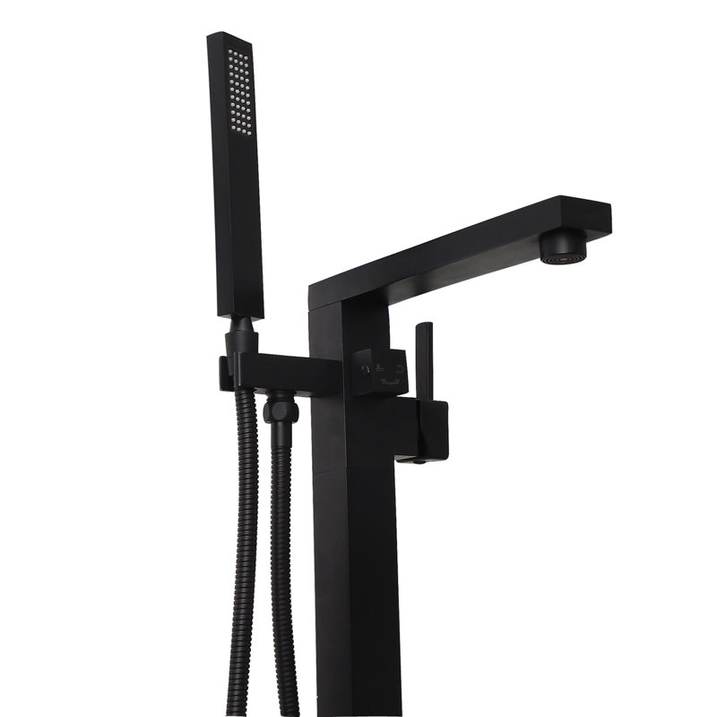1 Handle Bathroom Clawfoot Tub Faucet with Diverter