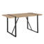 Table de salle à manger rectangulaire moderne avec pieds en métal-113066551-134740121-134740122