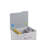 10 Gallon Modern Trash Can with Recycling Bin Combo Dual Compartment Indoor Composting Bin - Grey
