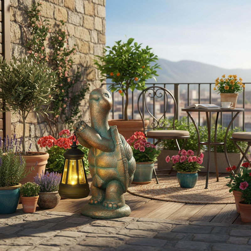 Animals Weather Resistant Resin Garden Statue