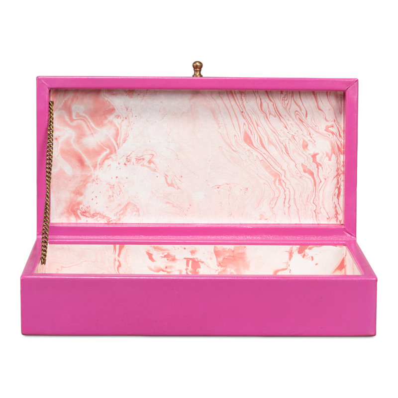 Gatsburg Handmade Decorative Box, Pink