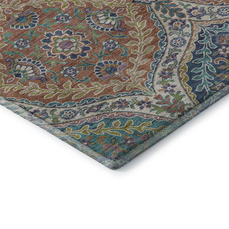 Tapis de qualité supérieure lavable à la machine, Rectangle 1 pi 8 po x 2 pi 6 po